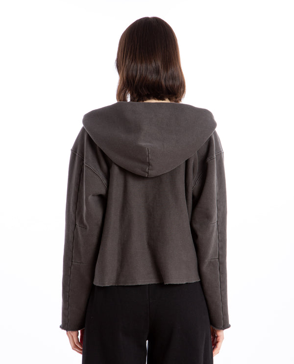 American Rag Cie Rachel Raw Edge Hoodie – American Rag Cie