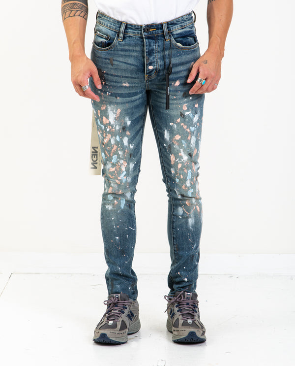american rag cie Sid Jean Blue Paint Splatter – American Rag Cie