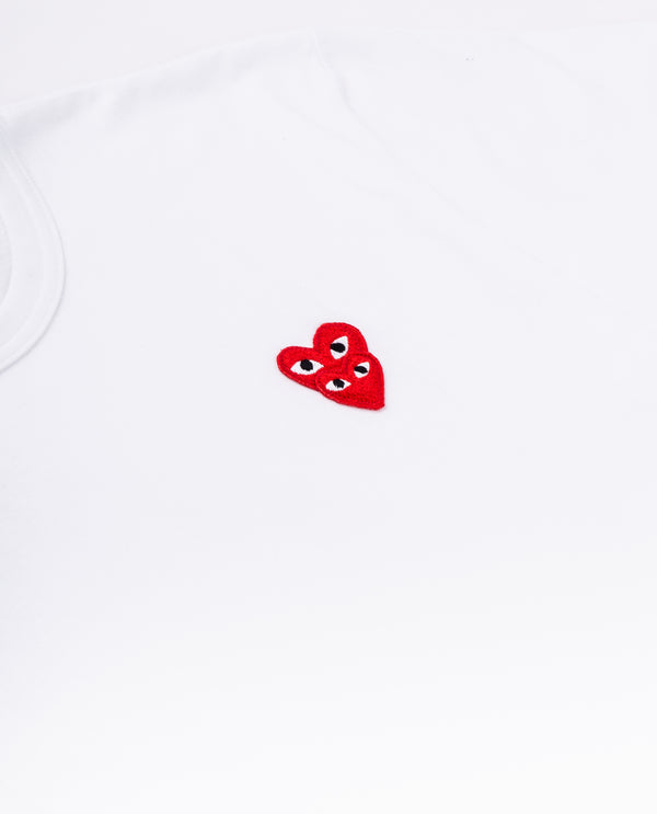 American Rag Cie Stacked Red Heart Tee White – American Rag Cie