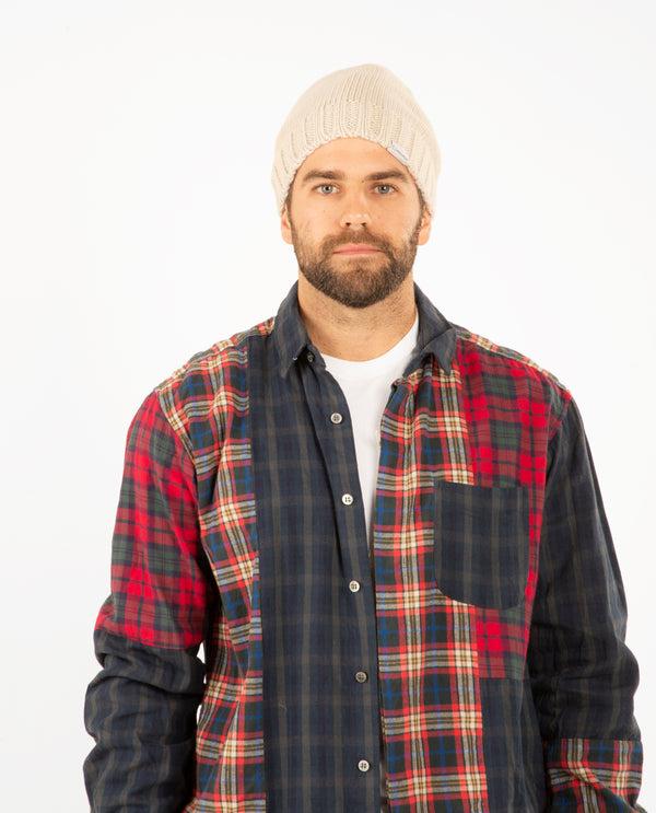 american rag cie Unisex Soft Wool Beanie Milky Cream – American Rag Cie