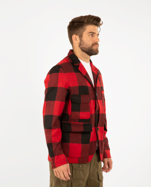 American Rag Cie Upland Check Blazer Red Buffalo – American Rag Cie