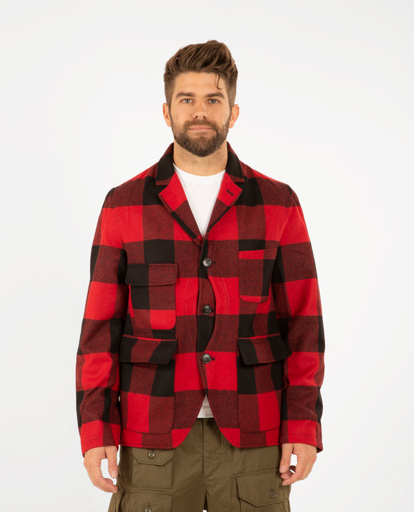 American Rag Cie Upland Check Blazer Red Buffalo – American Rag Cie