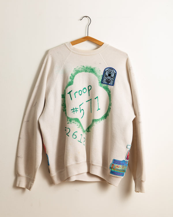 American Rag Cie Vintage 90's Girl Scout Patch Sweatshirt – American Rag Cie