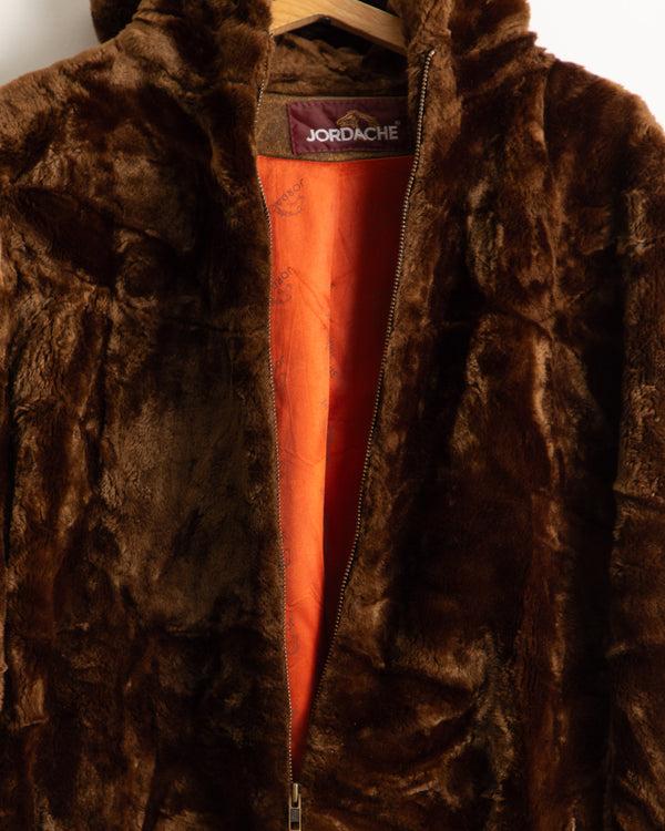 American Rag Cie Vintage Jordache Faux Fur Hooded Coat – American Rag Cie