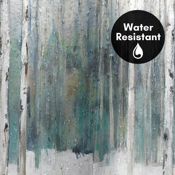 Americanflat 71x74 Abstract Shower Curtain With 12 Metal Grommets | Winters Trail – Americanflat