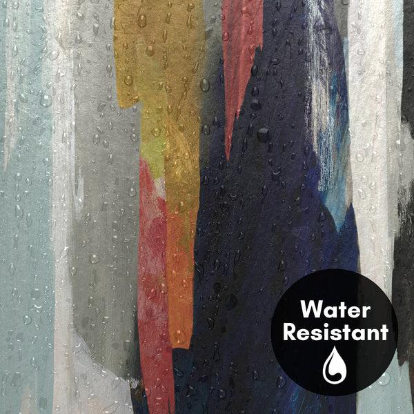 Americanflat 71x74 Abstract Shower Curtain With 12 Metal Grommets | Somber – Americanflat