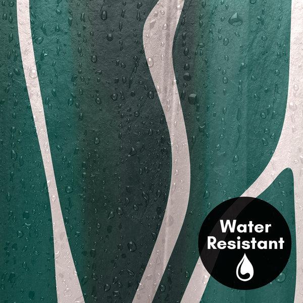 Americanflat 71x74 Abstract Shower Curtain With 12 Metal Grommets | Bold Seaweed De – Americanflat