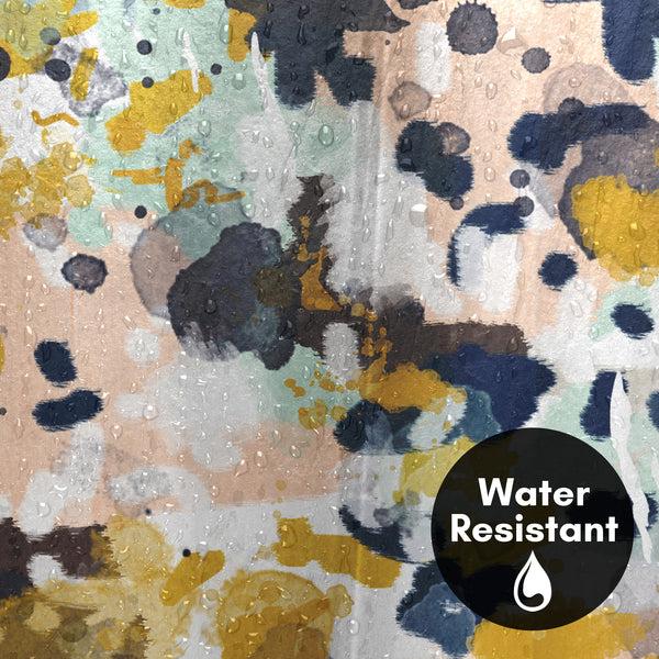 Americanflat 71x74 Abstract Shower Curtain With 12 Metal Grommets | Colorful Artist – Americanflat White