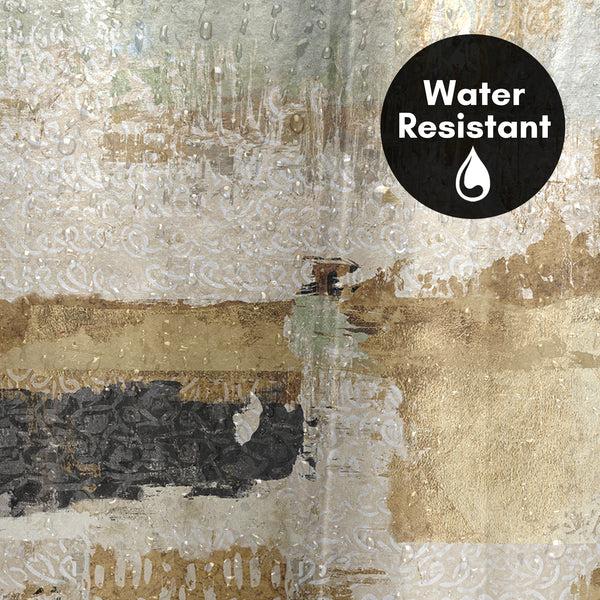 Americanflat 71x74 Abstract Shower Curtain With 12 Metal Grommets | Horizontal Dist – Americanflat