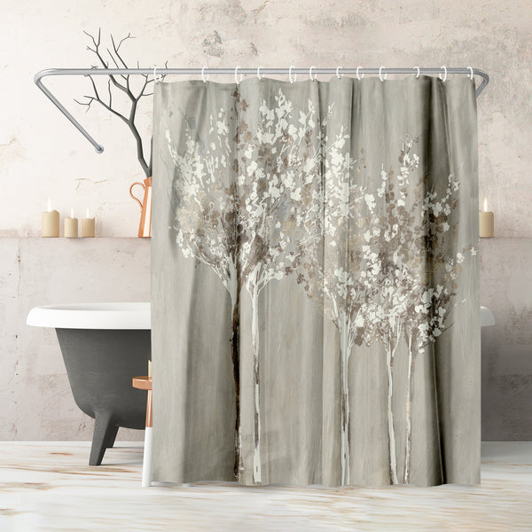 americanflat 71x74 Decorative Shower Curtain with 12 Metal Grommets | Nature-Inspir – Americanflat