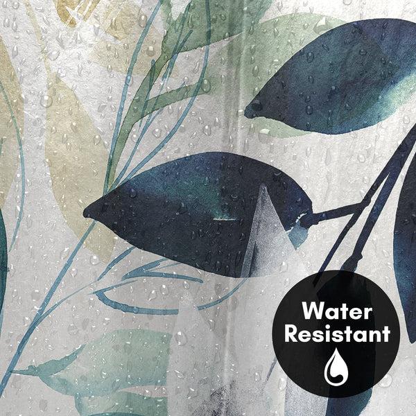 Americanflat 71x74 Shower Curtain With 12 Metal Grommets | Green Sleeves – Americanflat