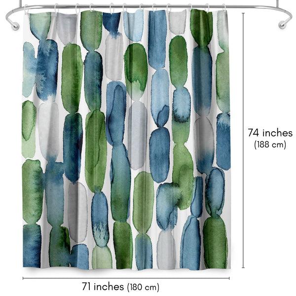 Americanflat 71x74 Shower Curtain With 12 Metal Grommets - Purple – Americanflat