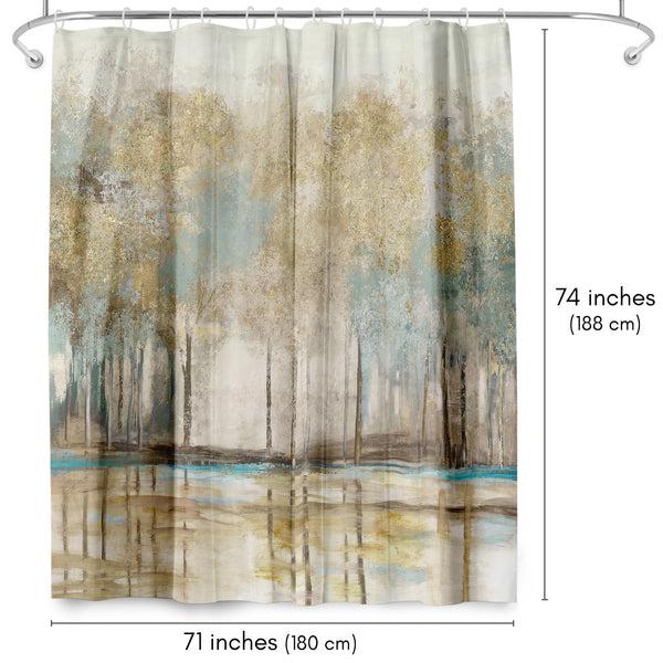 Americanflat 71x74 Shower Curtain With 12 Metal Grommets | Woodlot – Americanflat
