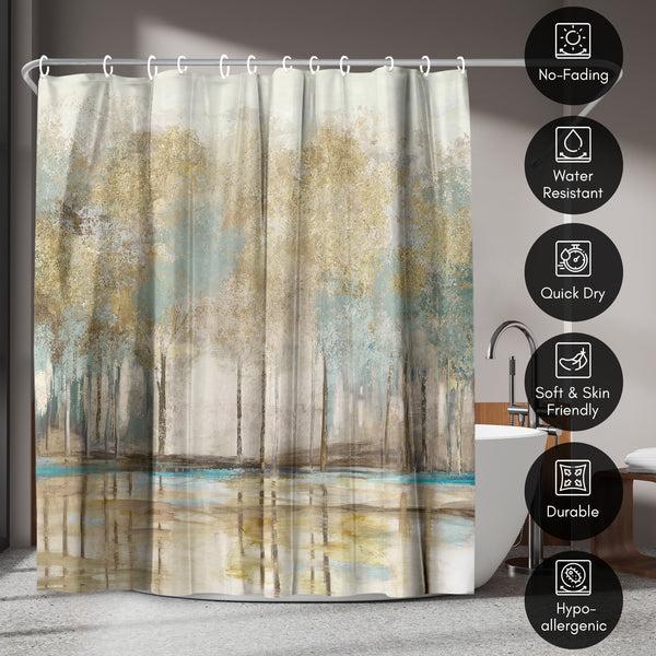 Americanflat 71x74 Shower Curtain With 12 Metal Grommets | Woodlot – Americanflat