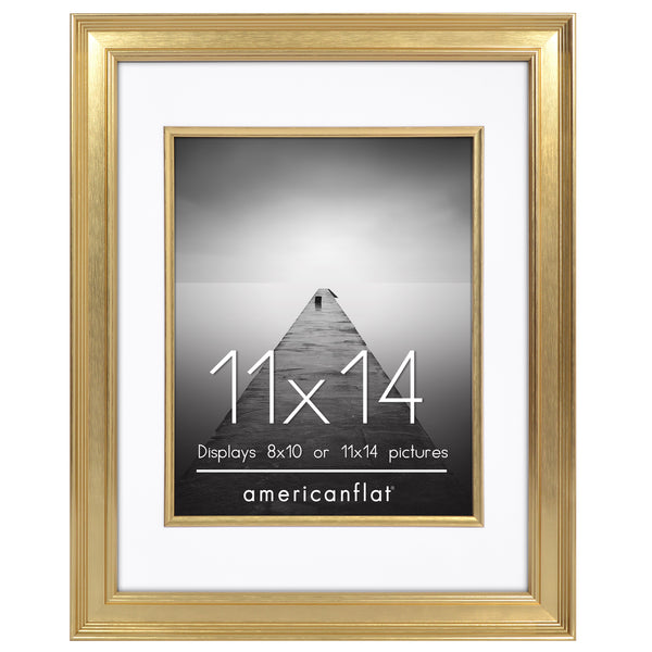Americanflat Americanflat Picture Frame | Decorative Inner Mat Accent | Gallery-Sty