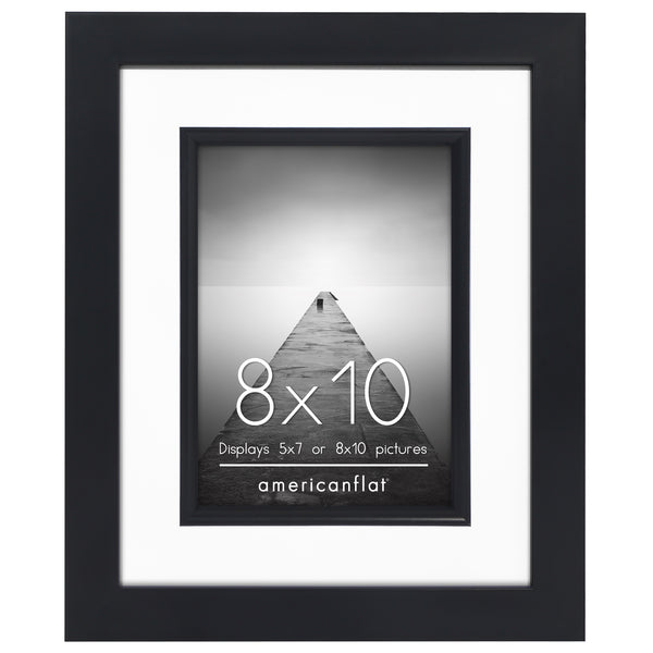 americanflat Americanflat Picture Frame | Decorative Inner Mat Accent