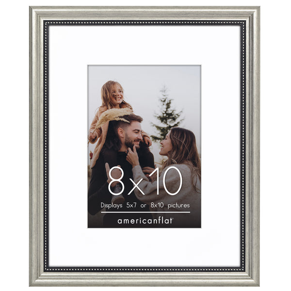 Americanflat Americanflat Vintage Frames With Mat | Antique-Style Molding Golden