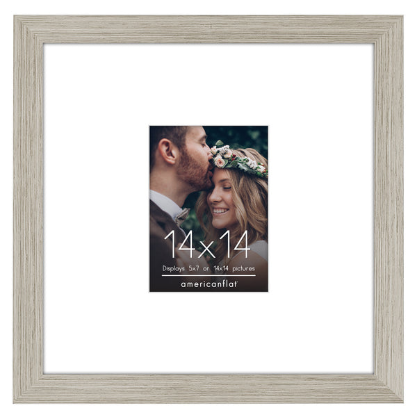 americanflat Americanflat Wedding Signature Frame with Mat | Classic Molding