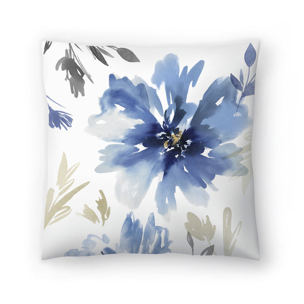 Americanflat Pillow - Indigo Version Finesse Ii Indigo Version By Pi Creative Art | Americanflat
