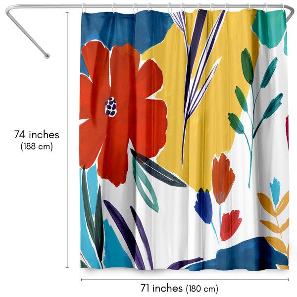 Americanflat Shower Curtain - Cheerfulness I By Pi Creative Art | Americanflat