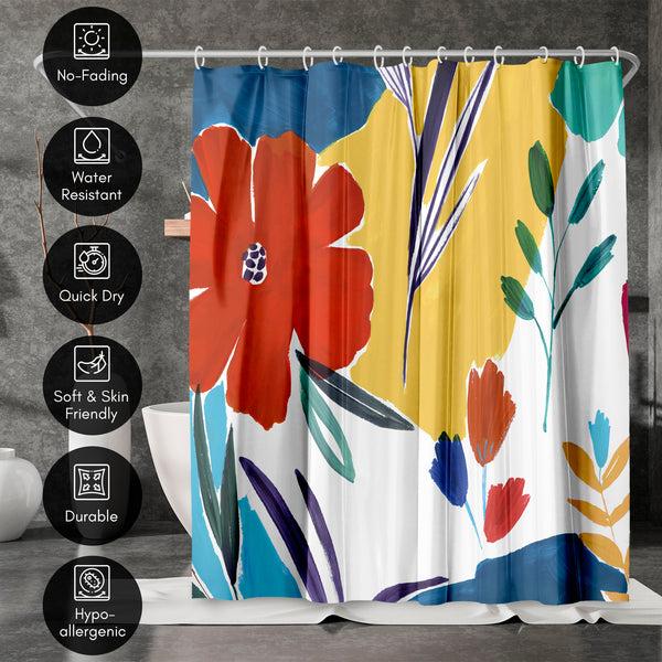 Americanflat Shower Curtain - Cheerfulness I By Pi Creative Art | Americanflat