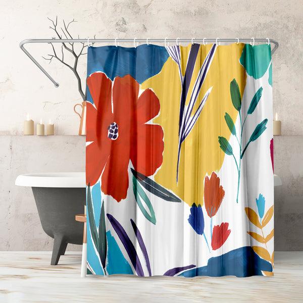 americanflat Shower Curtain - Cheerfulness I By Pi Creative Art | Americanflat