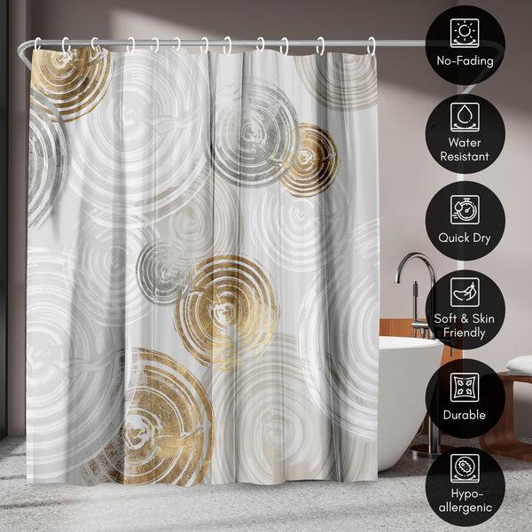 Americanflat Shower Curtain - Spinning I By Pi Creative Art | Americanflat