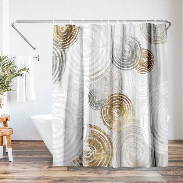 americanflat Shower Curtain - Spinning I By Pi Creative Art | Americanflat
