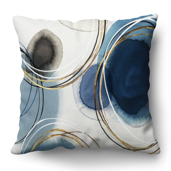 Americanflat Throw Pillow With Sewn-In Insert | Abstract Design – Americanflat Black / White