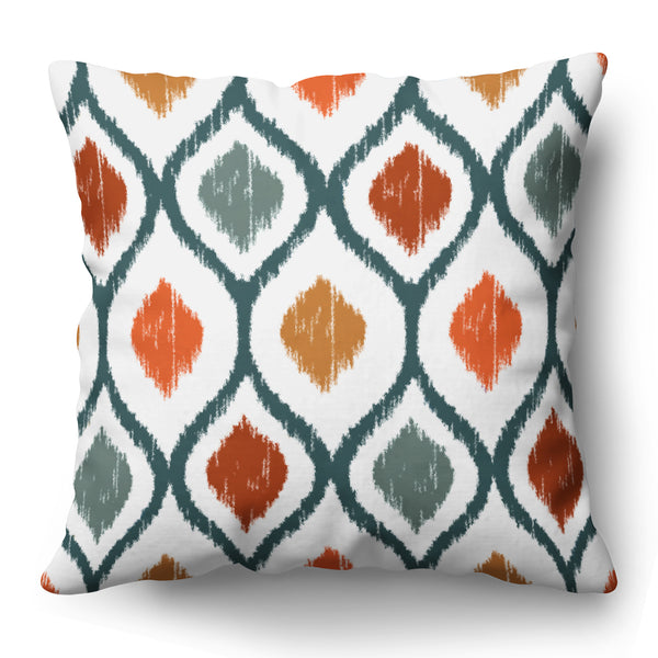 Americanflat Throw Pillow With Sewn-In Insert | Diamond Pattern – Americanflat Blue