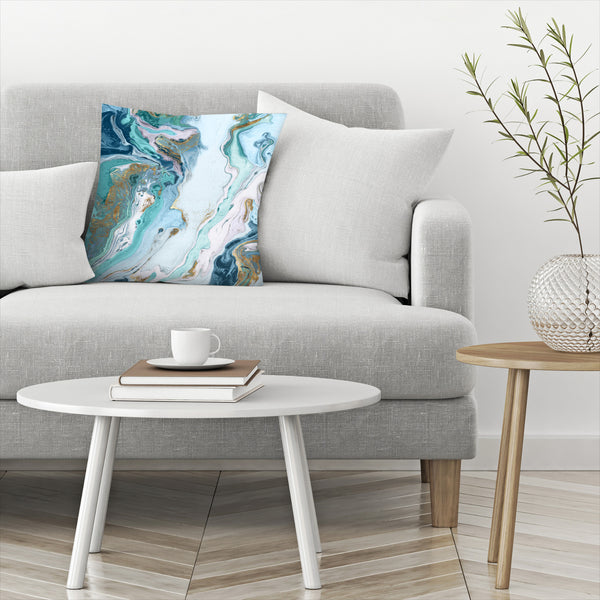 Americanflat Throw Pillow With Sewn-In Insert | Marble Design – Americanflat