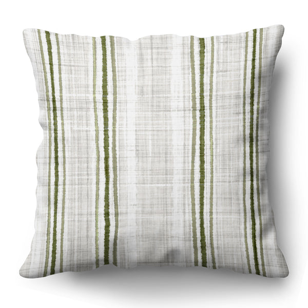 Americanflat Throw Pillow With Sewn-In Insert | Stripes – Americanflat Cream