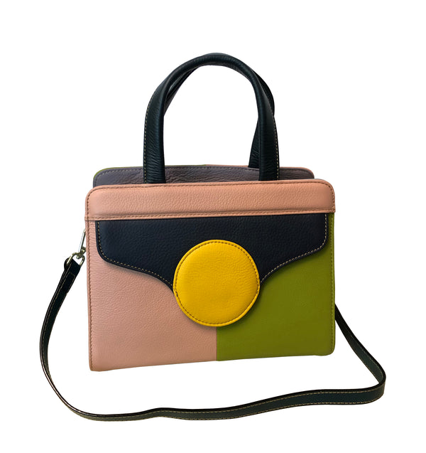 Amerileather Amerileather Arlene Leather Handbag (#1259-123)