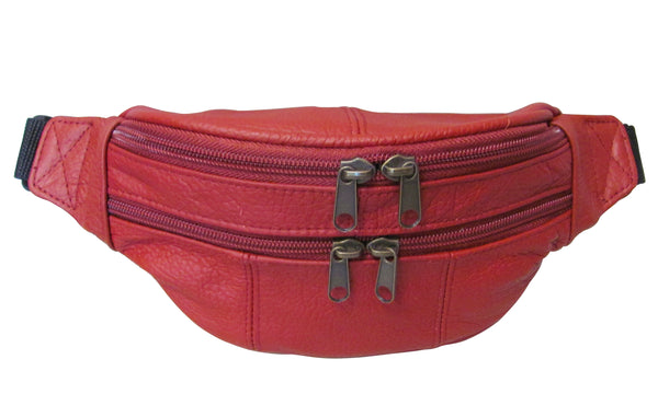 Amerileather Assorted Leather Fanny Packs (#7310)