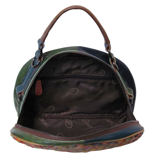 Amerileather Amerileather Beckett Woven Handbag (1934-9)