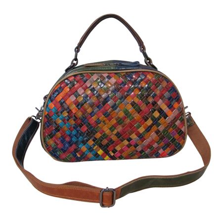 amerileather Amerileather Beckett Woven Handbag (1934-9)
