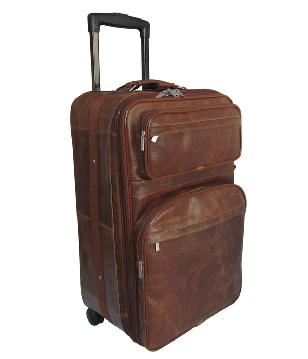 amerileather Amerileather Black Leather 22" Expandable Pullman (#8001-4) amerileather Amerileather Black Leather 22" Expandable Pullman (#8001-4)