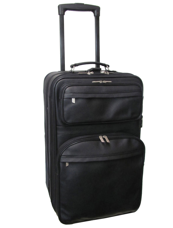 Amerileather Amerileather Black Leather Luggage 3-piece Collection (#3106-0)