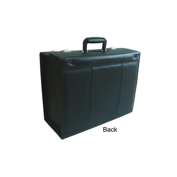 Amerileather Black Leather Pilot Case (#1853-0)