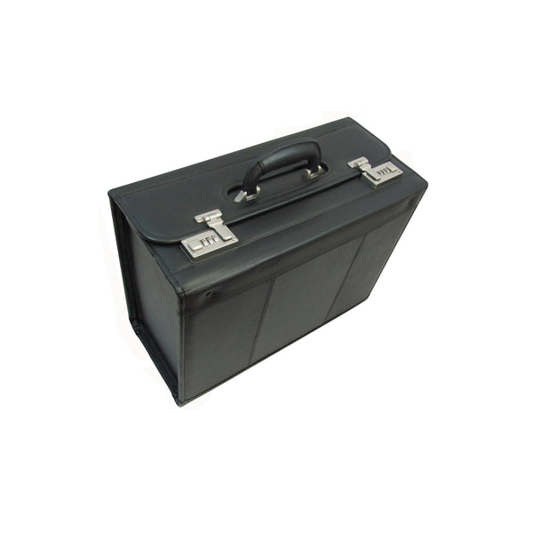 Amerileather Black Leather Pilot Case (#1853-0)