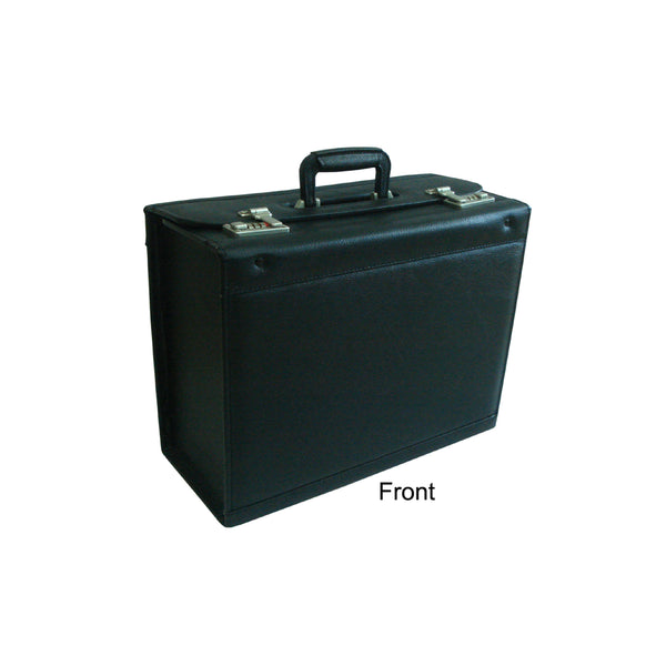 amerileather Black Leather Pilot Case (#1853-0)