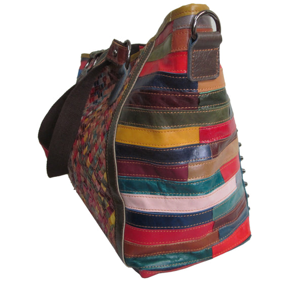 Amerileather Amerileather Cecily Woven Tote Bag (#1930-9)