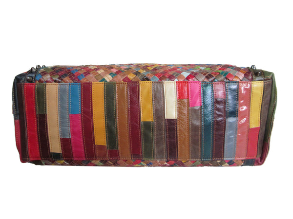 Amerileather Amerileather Cecily Woven Tote Bag (#1930-9)