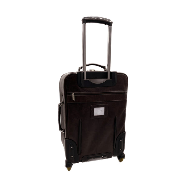 Amerileather Amerileather Chestnut Leather Carry-on Pullman (#608-8)