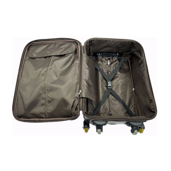 Amerileather Amerileather Chestnut Leather Carry-on Pullman (#608-8)