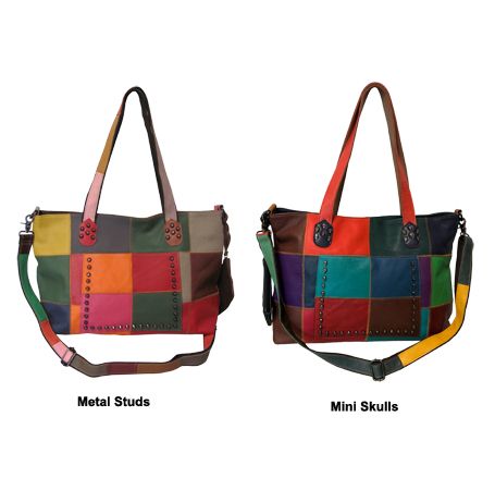 amerileather Amerileather Cleo Leather Tote Bag (#1933-89)