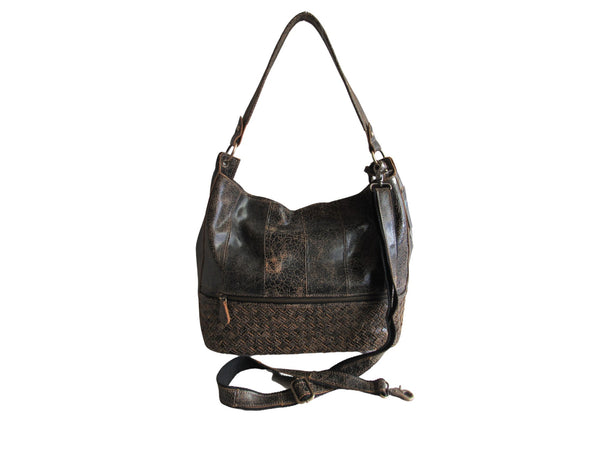 Amerileather Amerileather Colton Leather Shoulder Bag (#1950-34)