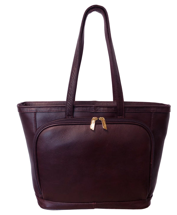 Amerileather Cosmopolitan Leather Tote (#1825-045)
