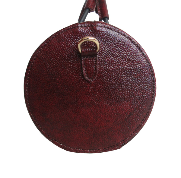 Amerileather Amerileather Cyrus Leather Tube Handbag (#1890-5)