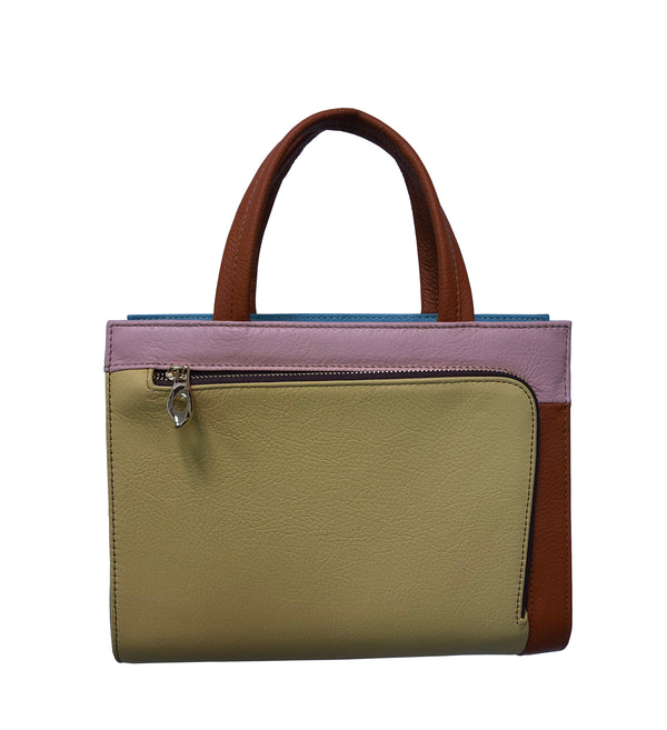 Amerileather Amerileather Denisse Leather Crossbody Bag (#1261-69)